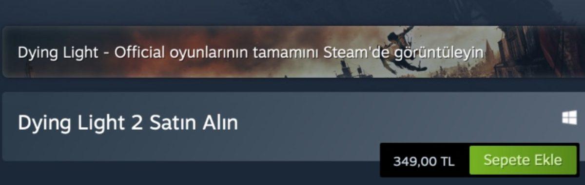 Uzun Süredir Düşük Fiyat Etiketini Koruyan Dying Light, %492 Zamlandı!