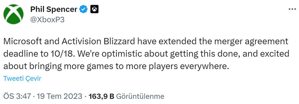 Microsoft’tan İngiltere’ye Misilleme: Activision Blizzard Anlaşmasının Geçerlilik Tarihi Uzatıldı!