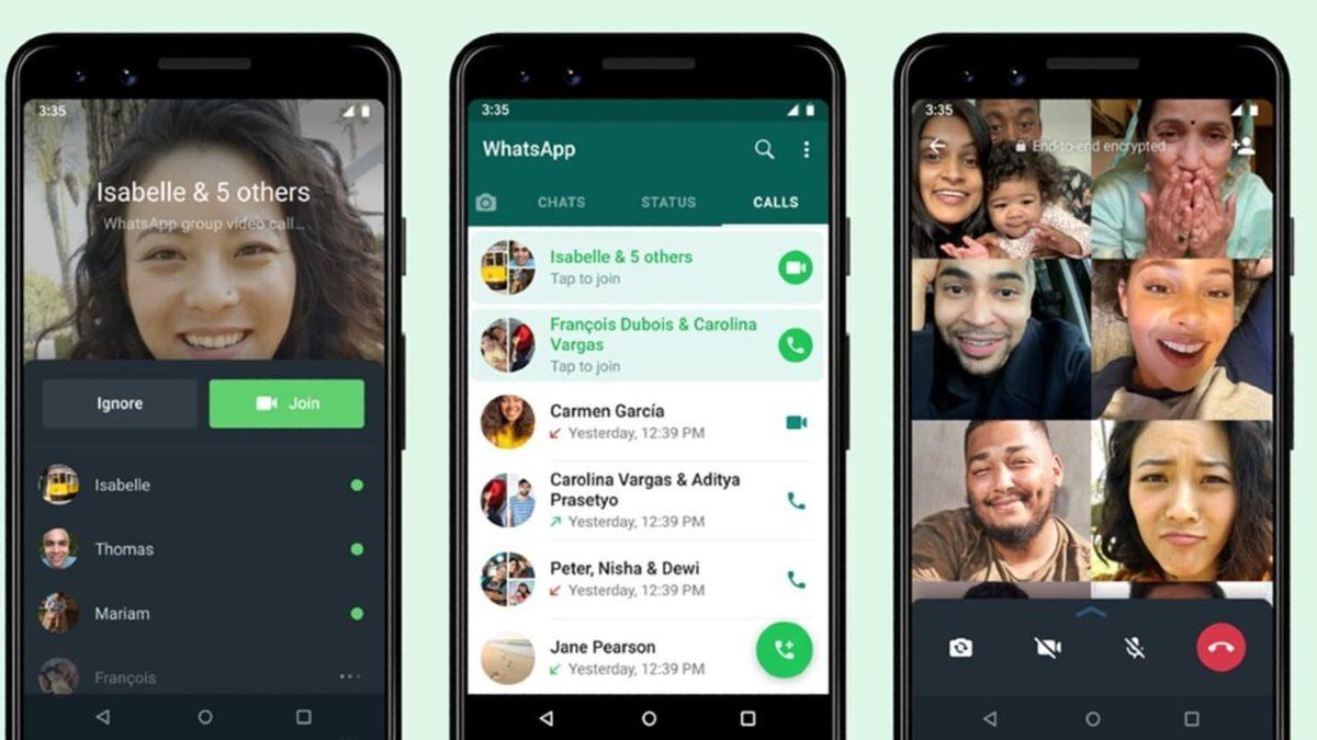 WhatsApp, Android Kullanıcıları İçin Görüntülü Grup Konuşmalarındaki Kişi Sayısını İki Katına Çıkardı