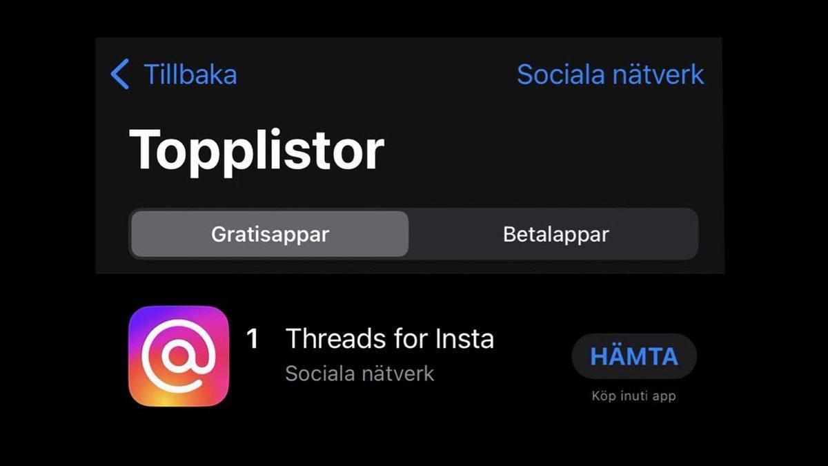 App Store’daki Çakma Threads Uygulaması Kaldırıldı! (İş İşten Biraz Geçmiş Olsa da...)