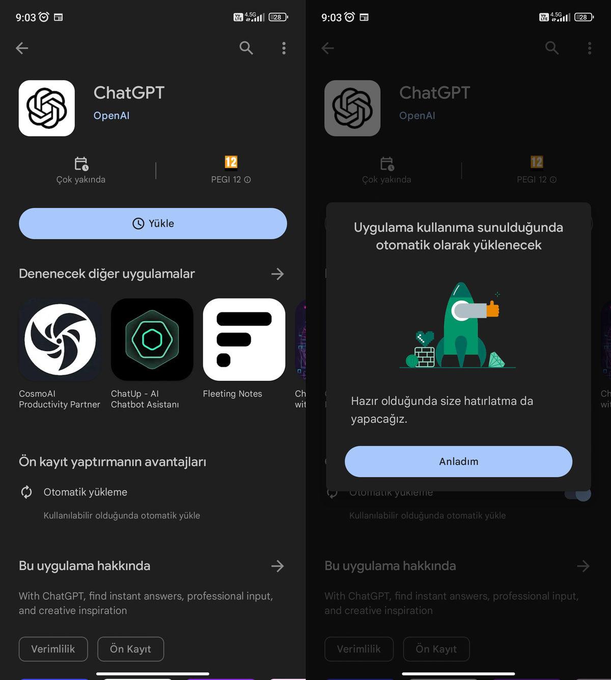 Yapay Zekâ ChatGPT Nihayet Android Telefonlara Geliyor! Ön Kayıt Nasıl Yapılır?