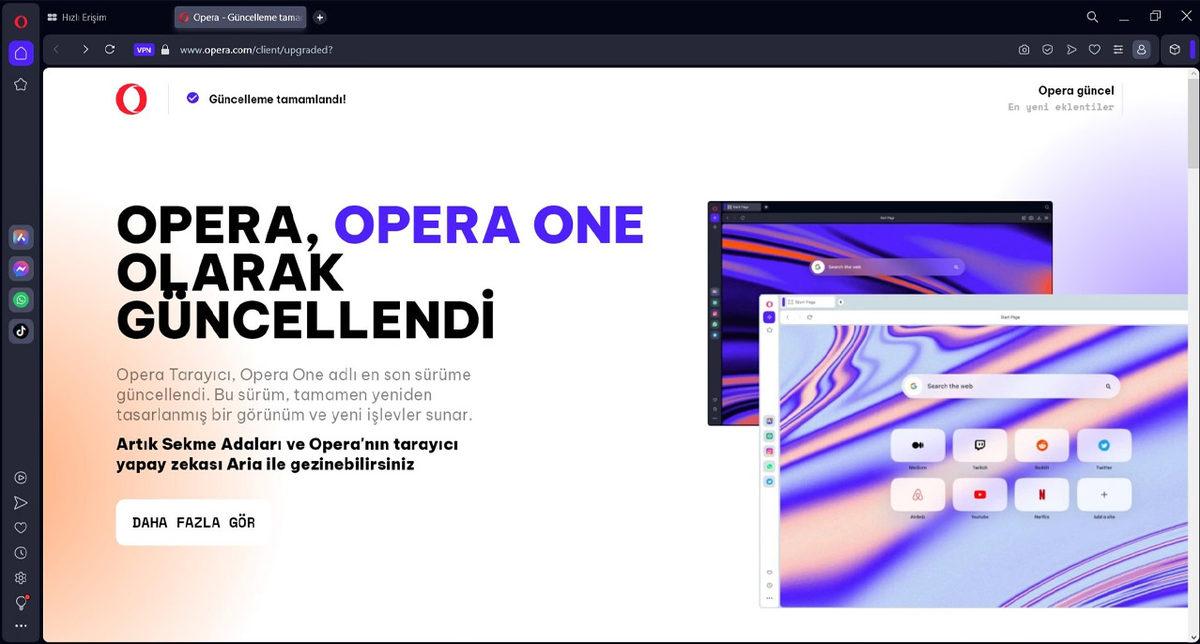 Popüler Web Tarayıcı Opera’nın Adı ve Tasarımı Değişti: İşte Yapay Zekâ Odaklı Yeni Hali!