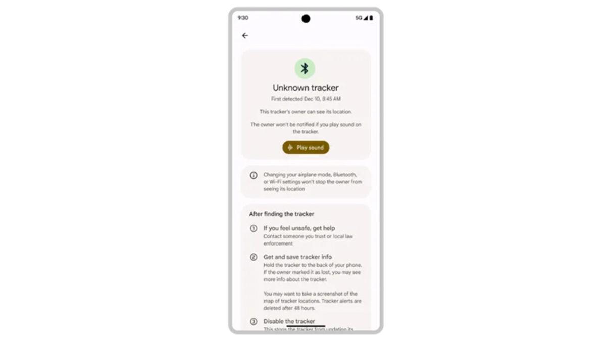 Android Telefonlar, Biri Sizi AirTag ile ’Çaktırmadan’ Takip Etmeye Çalışırsa Uyarı Gönderecek