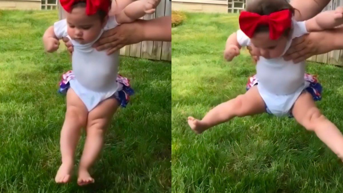 Bebekler Neden Çimlere Basmaktan Korkup Ayaklarını Yukarı Kaldırırlar?