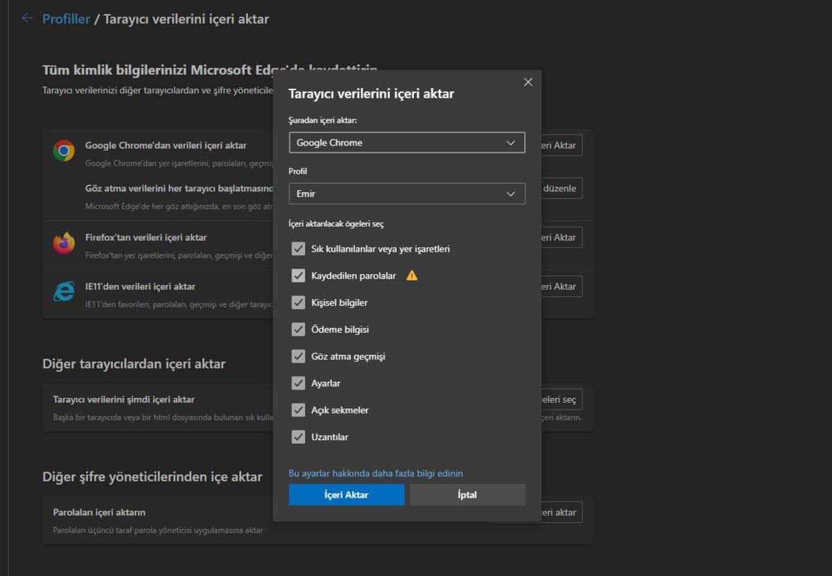 Kayıtlı Şifreler ve Yer İmleri Silinmeden Nasıl Tarayıcı Değiştirilir?