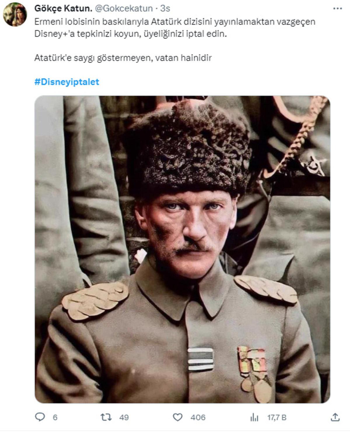 Disney+, Atatürk Dizisi Nedeniyle Boykot Ediliyor: Sosyal Medyada Tepkiler Çığ Gibi!