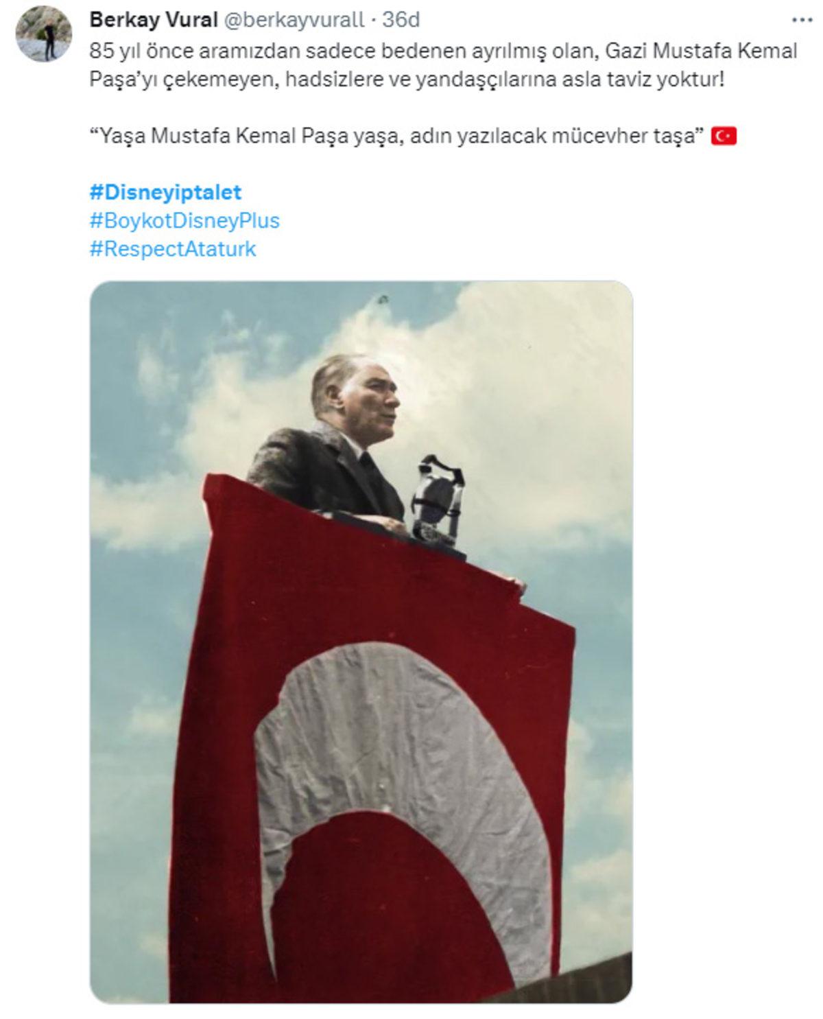 Disney+, Atatürk Dizisi Nedeniyle Boykot Ediliyor: Sosyal Medyada Tepkiler Çığ Gibi!