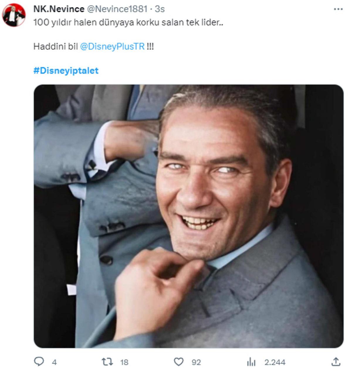 Disney+, Atatürk Dizisi Nedeniyle Boykot Ediliyor: Sosyal Medyada Tepkiler Çığ Gibi!