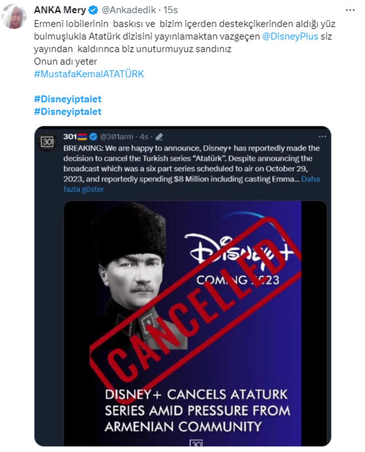 Disney+, Atatürk Dizisi Nedeniyle Boykot Ediliyor: Sosyal Medyada Tepkiler Çığ Gibi!