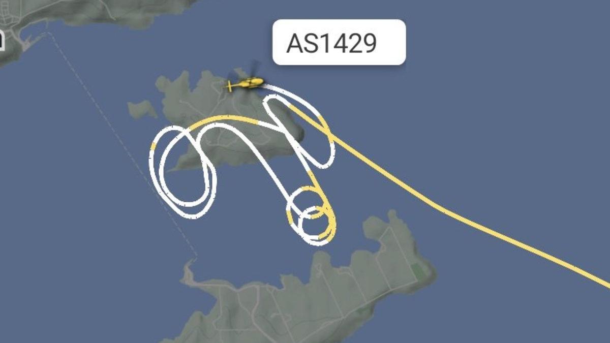 İniş Yapamayan Pilot, Sinirden Gökyüzünde 24 Kilometrelik Penis Çizdi