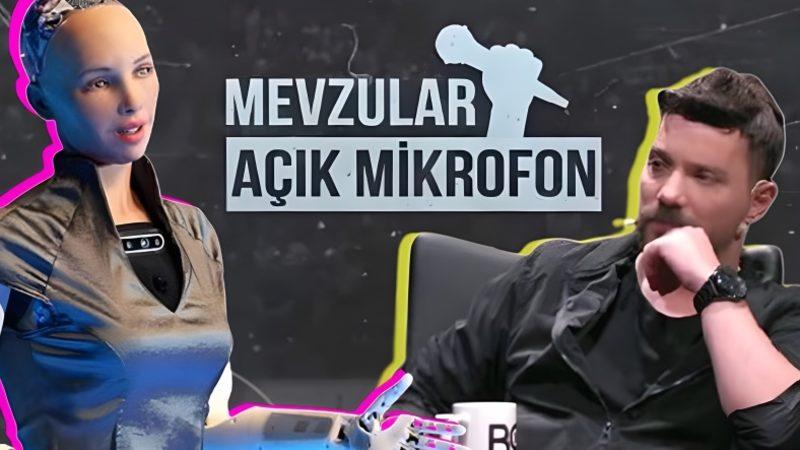 Yeni Mevzular Açık Mikrofon Bölümlerinde Sürpriz Konuk: Sorularınızı, Robot Sophia Yanıtlayacak