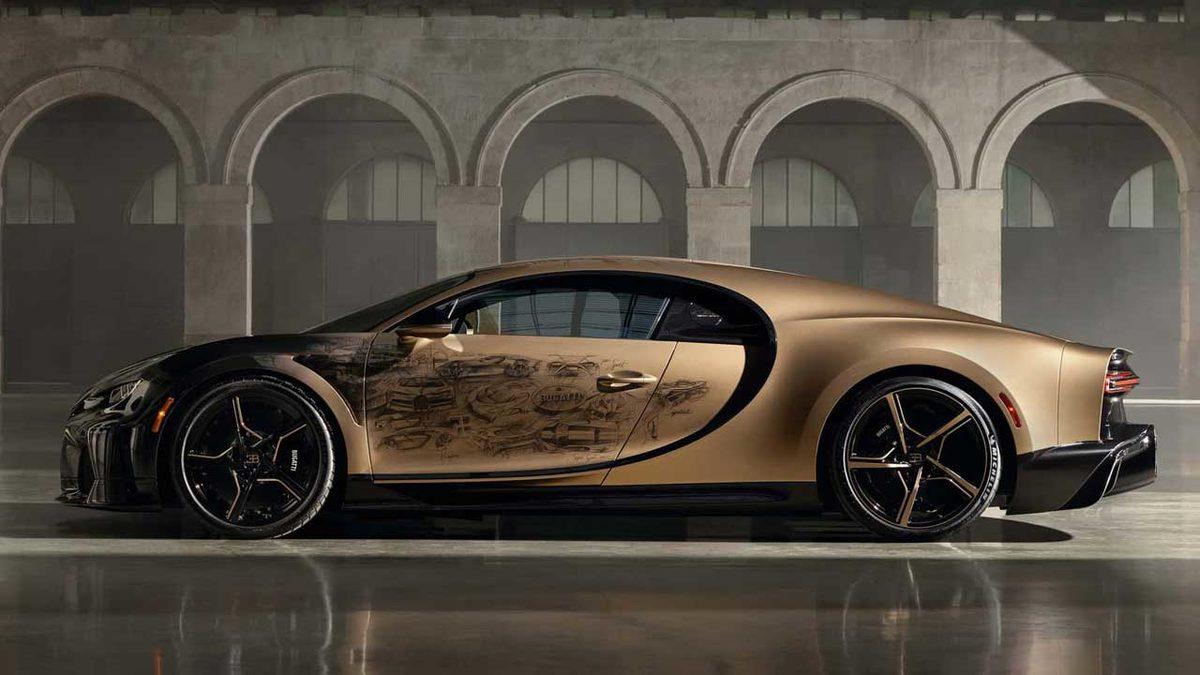 Sadece 1 Adet Üretilen Bugatti Chiron Super Sport Golden Era Tanıtıldı