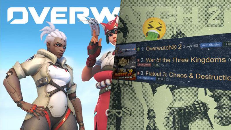 Overwatch 2, Steam’e Gelir Gelmez Tüm Zamanların En Kötü Oyunu Oldu