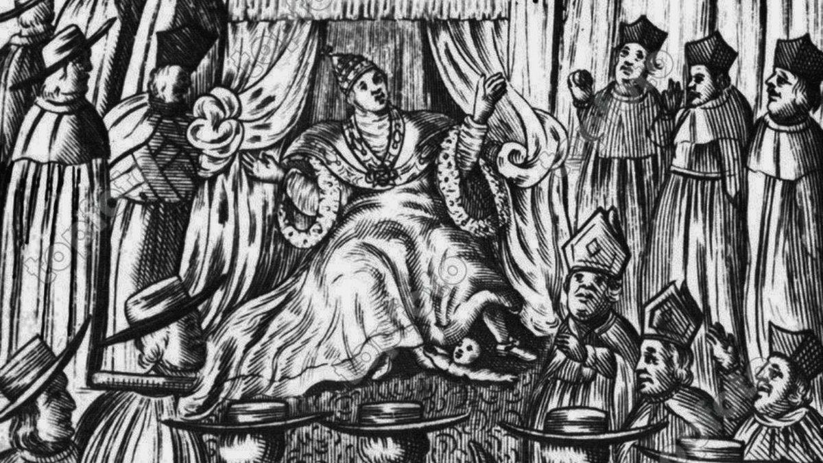 Dinî Törende Herkesin Ortasında Doğum Yapması ile Kadın Olduğu Ortaya Çıkan Papa Joan’ın Akılalmaz Hikâyesi