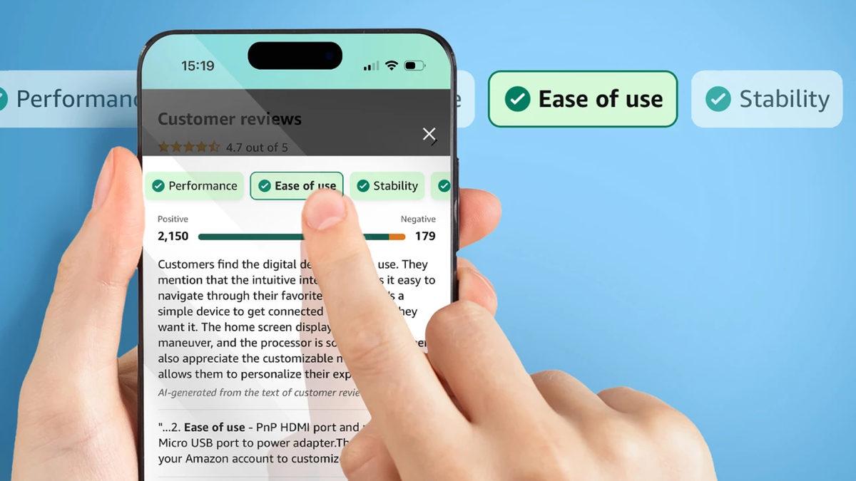 Amazon, Binlerce Müşteri Yorumunu Tek Bir Paragrafta Özetleyen Yapay Zekâ Özelliğini Tanıttı