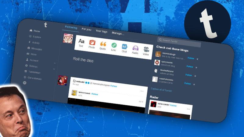 Tumblr Tasarımı Baştan Aşağı Değişti (Artık Çakma Twitter Gibi Görünüyor)