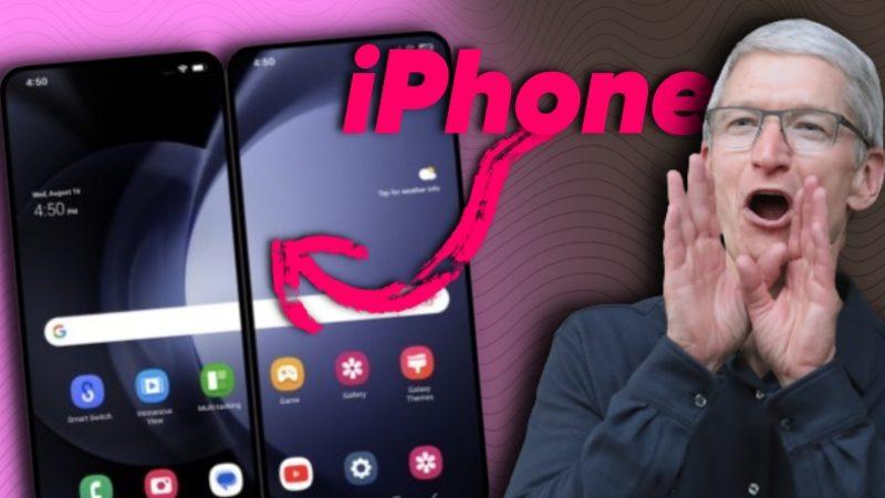 Samsung’dan "İki iPhone’u Birleştirip" Katlanabilir Telefona Dönüştürebileceğiniz Tuhaf Uygulama