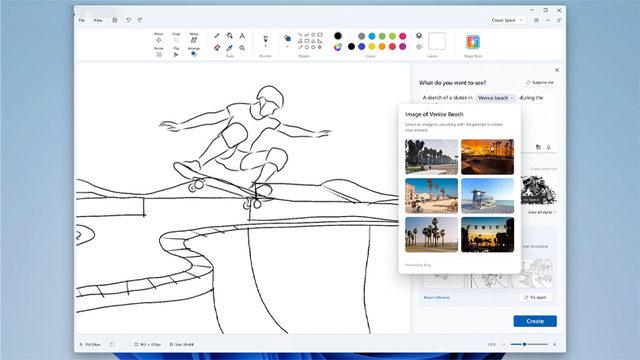 Windows’un Paint Uygulamasına Yapay Zekâ Desteği Geliyor: Yazdığınız Her Şeyi Resme Dönüştürecek!