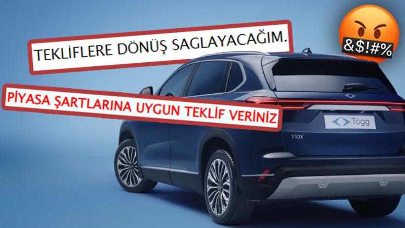Togg T10X, İlan Sitelerinde "Teklif Usulü" ile Satılmaya Başladı: Ticaret Bakanlığı Harekete Geçti...
