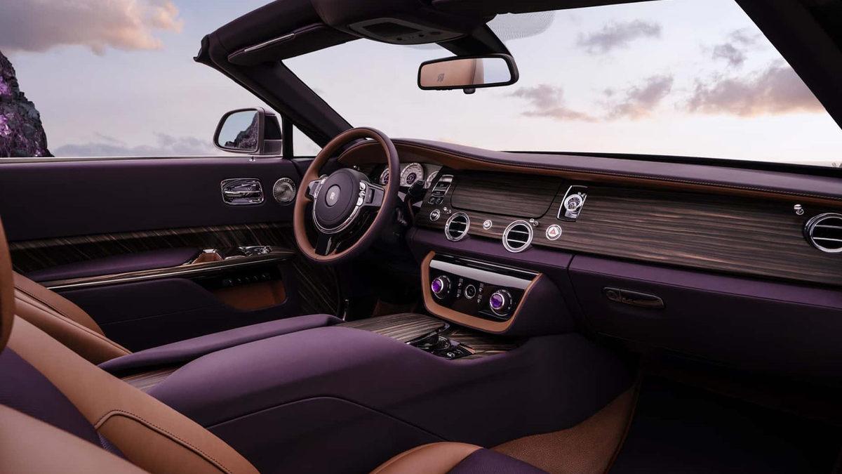 Mücevher Gibi Işıldayan Otomobil Rolls-Royce Amethyst Droptail Tanıtıldı