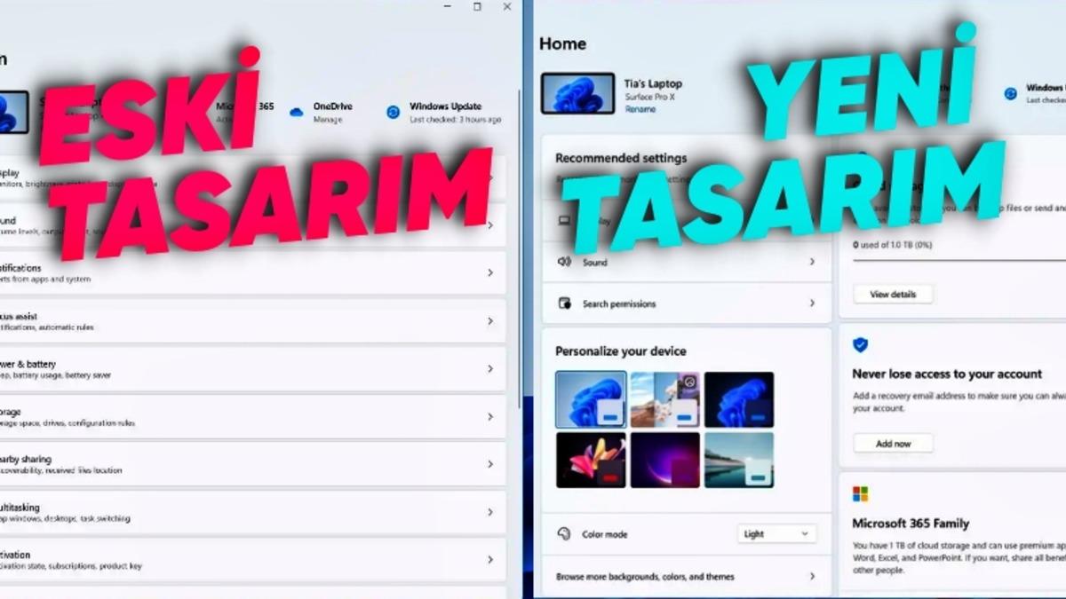 Windows 11’in Çorap Çekmecesi Gibi Karışık "Ayarlar" Sayfasının Tasarımı Değişiyor: İşte İlk Ekran Görüntüsü