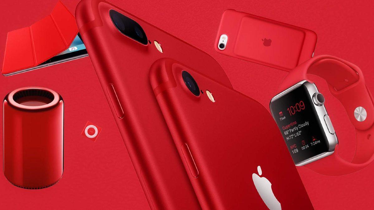 Apple’ın Kırmızı Renkli Ürünlerinde 