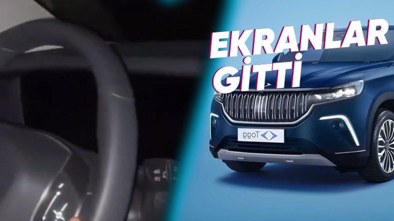 Seyir Hâlinde İlerleyen Bir Togg T10X’in Ekranları, Aniden Arızalanıp Kapandı