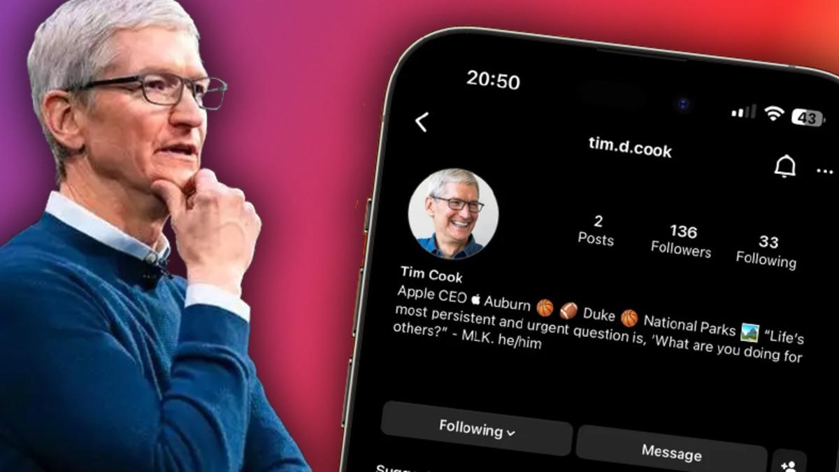 Tim Cook Adına Açılan Sahte Instagram Hesabı Ortalığı Karıştırdı: Apple Başkan Yardımcıları Bile Gerçek Sanıp Takip Etti!