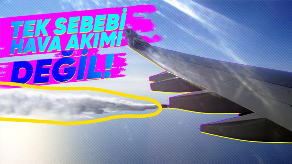 Uçakların Kanatlarından Çıkan Beyaz Gazlar Tam Olarak Nedir? Tek Sebebi Hava Akımı Değil!