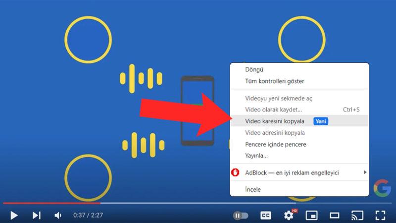 Google, Videolardan Tertemiz Ekran Görüntüleri Alabileceğiniz Yeni Özelliğini Duyurdu