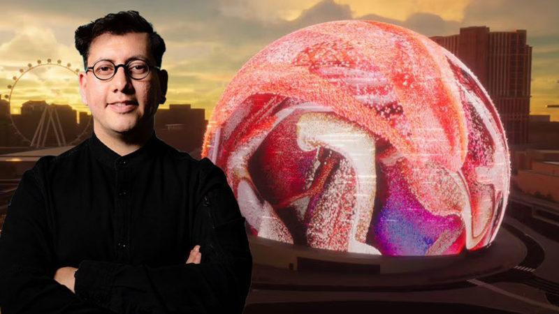 Refik Anadol, Las Vegas’ın Viral Olan Kulesi The Sphere Üzerinde Eserlerini Sergilenecek
