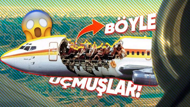 Tarihin En Korkunç Uçak Kazalarından Biri: Gövdesi Konserve Kutusu Gibi Açılan Yolcu Uçağının Gerçek Görüntüleri