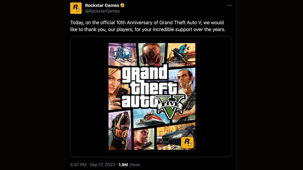 Rockstar Games, GTA V’in 10. Yaş Gününü Kutlarken Oyunculara Teşekkür Etti