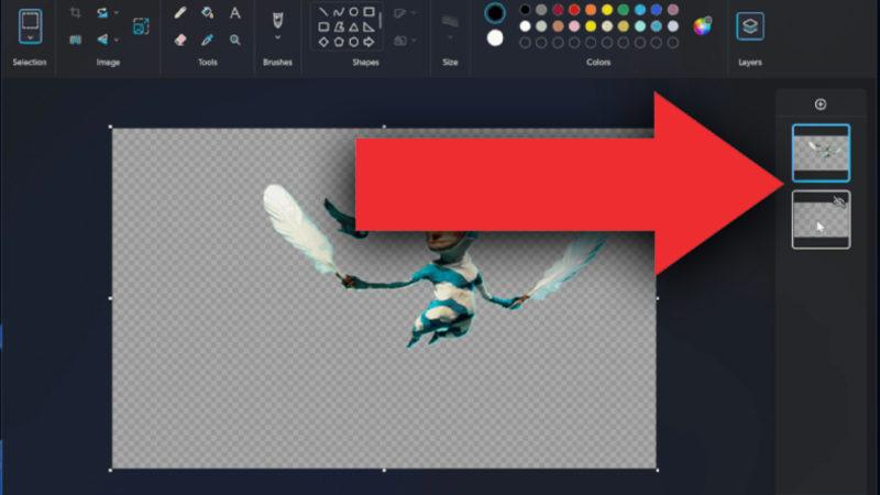 Böyle Giderse Adobe Photoshop’u Unutacağız: Microsoft Paint’e Katman Özelliği Geliyor!