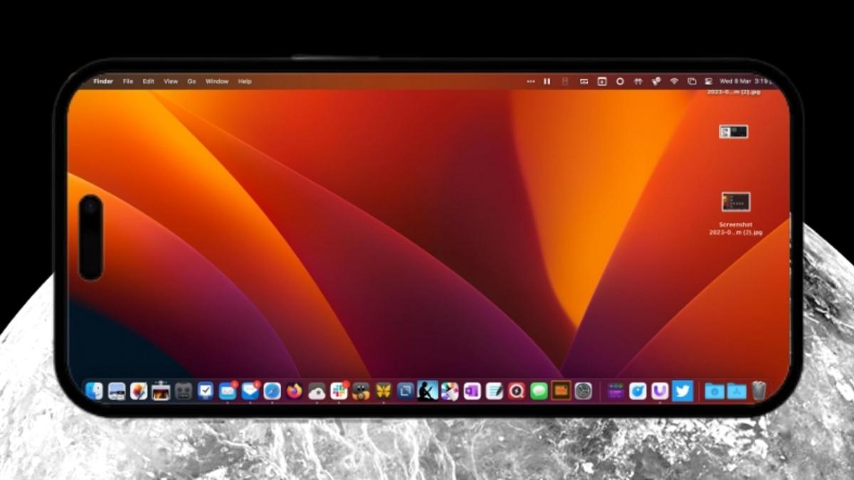 iPhone 15 Pro, Monitöre Bağlanarak Masaüstü Bilgisayara Dönüştü [Video]