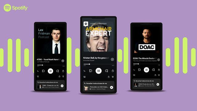 Spotify, Podcast’leri Yapay Zekâyla Farklı Dillere Çevirecek Özelliğini Duyurdu: Sunucunun Sesi Aynı Kalacak!