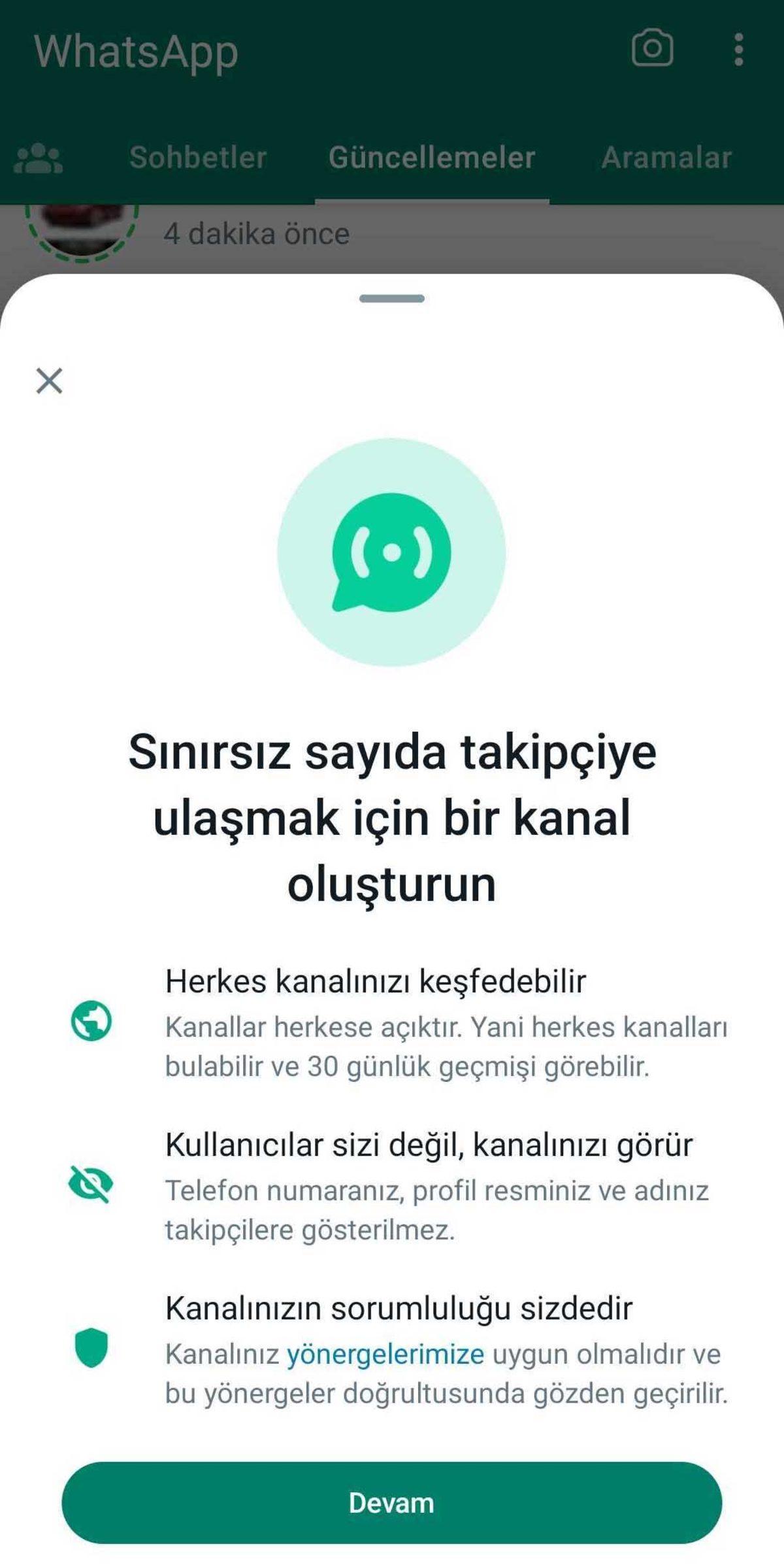 WhatsApp, Artık İsteyen Herkesin Kendi Kanalını Oluşturabileceğini Açıkladı (Nasıl Yapıldığını Anlattık)