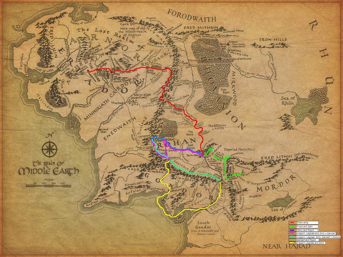 Yüzüklerin Efendisi’nde Frodo ve Sam, Katettikleri Mesafeyi Kartal’la Aşsalardı Kaç Liralık Benzin Yakarlardı?