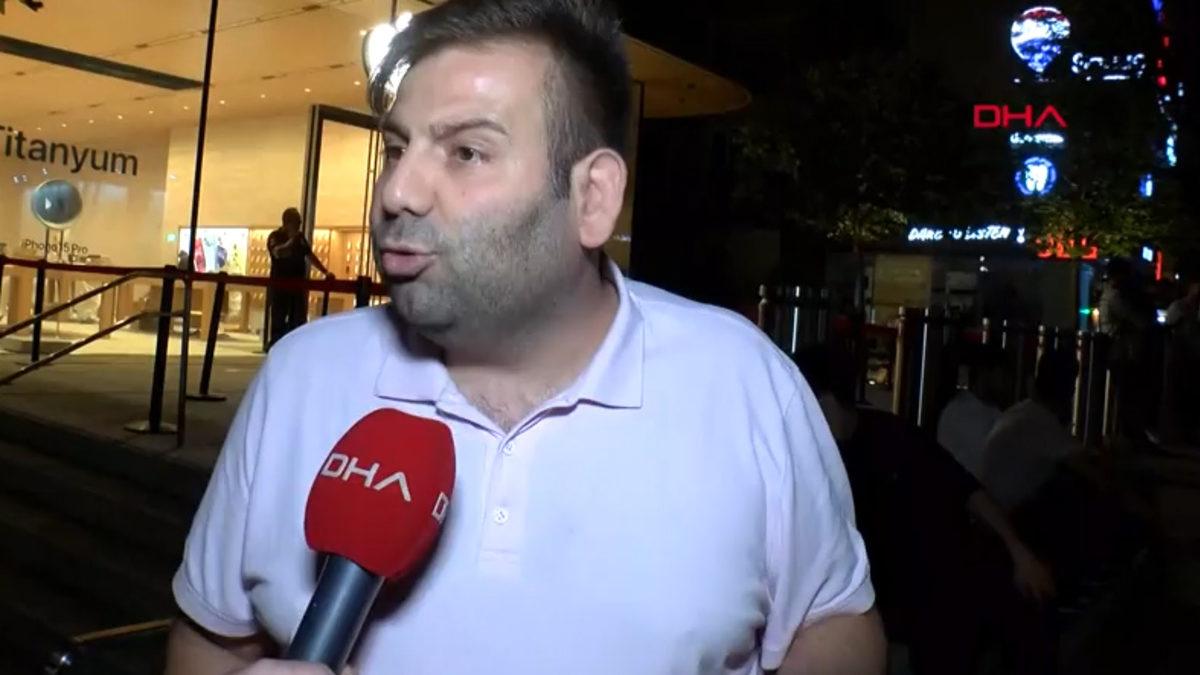 iPhone 15 İçin Tüm Gece Mağaza Önünde Bekleyen 