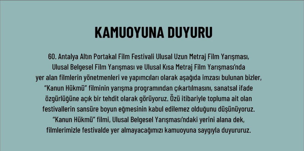 İptal Edilen Altın Portakal Film Festivali’nde Yaşananları Tek Tek Anlattık: 
