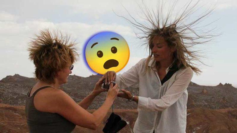 Dışarıdayken Saçlarınız Bir Anda Bu Şekilde Elektriklenirse Oradan Kaçmanızda Fayda Var! Peki Neden?