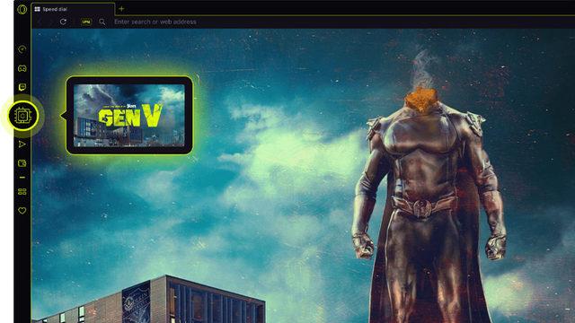 Amazon Dizisi Gen V, Opera GX’e Entegre Edildi: Sosyal Ağ V de Tarayıcının Bir Parçası Oldu!