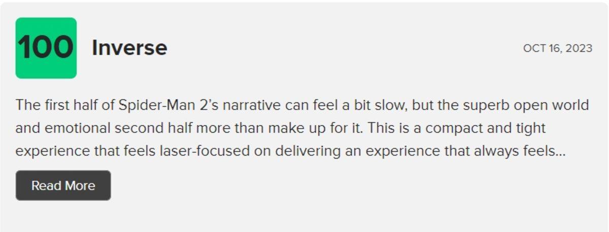 Marvel’s Spider-Man 2’nin İnceleme Puanları Paylaşıldı! Yılın En İyi Oyunlarından Biri Olacak