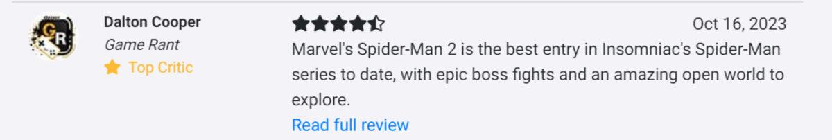 Marvel’s Spider-Man 2’nin İnceleme Puanları Paylaşıldı! Yılın En İyi Oyunlarından Biri Olacak