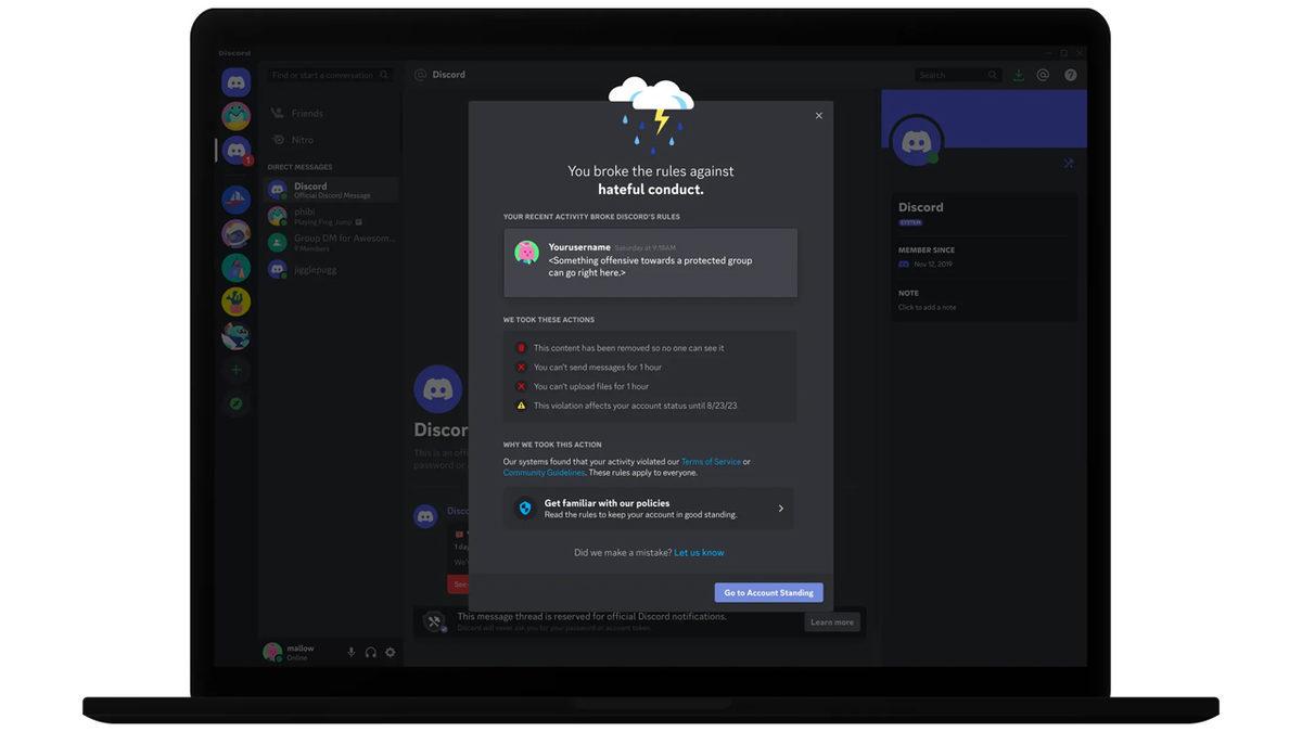 Discord’un Yeni Uyarı Sistemiyle Kalıcı Banlama Kalkıyor: Bir Yıla Kadar 