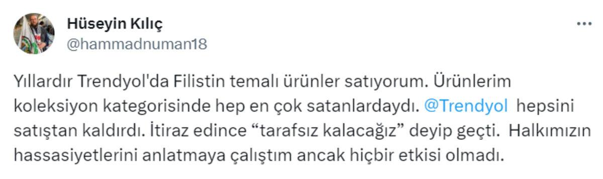 Filistin Temalı Ürünleri Kaldırdığı İçin Linç Yiyen Trendyol, Gazze’ye 10 Milyon Dolarlık Yardım Yapacak