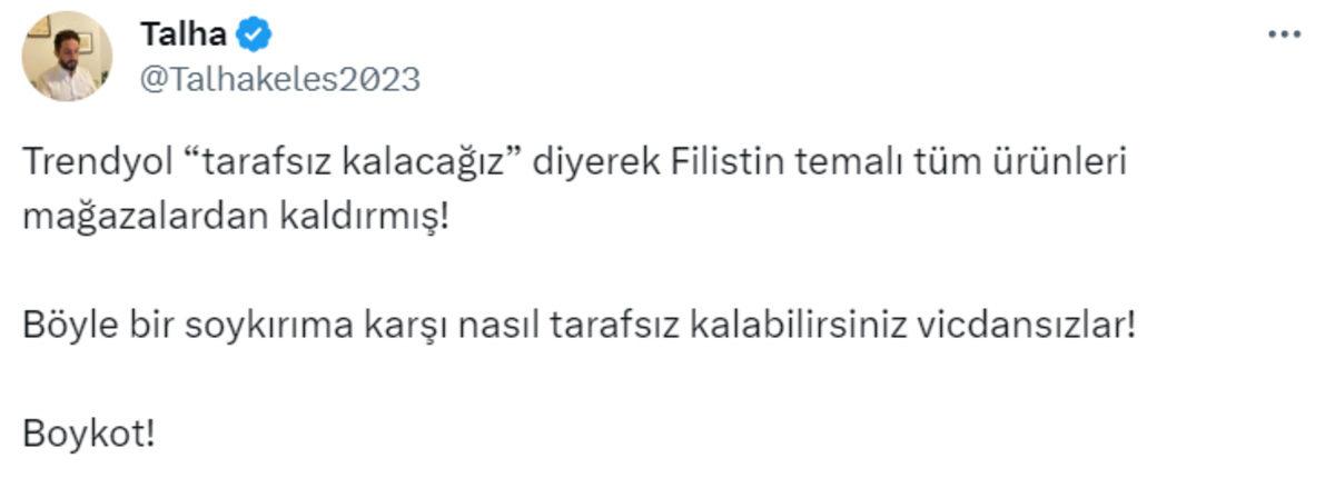 Filistin Temalı Ürünleri Kaldırdığı İçin Linç Yiyen Trendyol, Gazze’ye 10 Milyon Dolarlık Yardım Yapacak