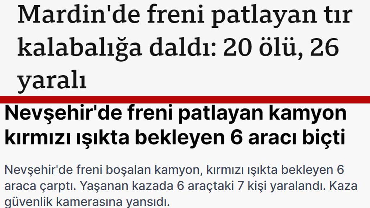 Haberlerdeki “Arabanın Freni Patladı.” İfadesi Aslında Hatalı! Lastik Gibi Patlaması Mümkün Olmayan Frenlere Ne Oluyor?