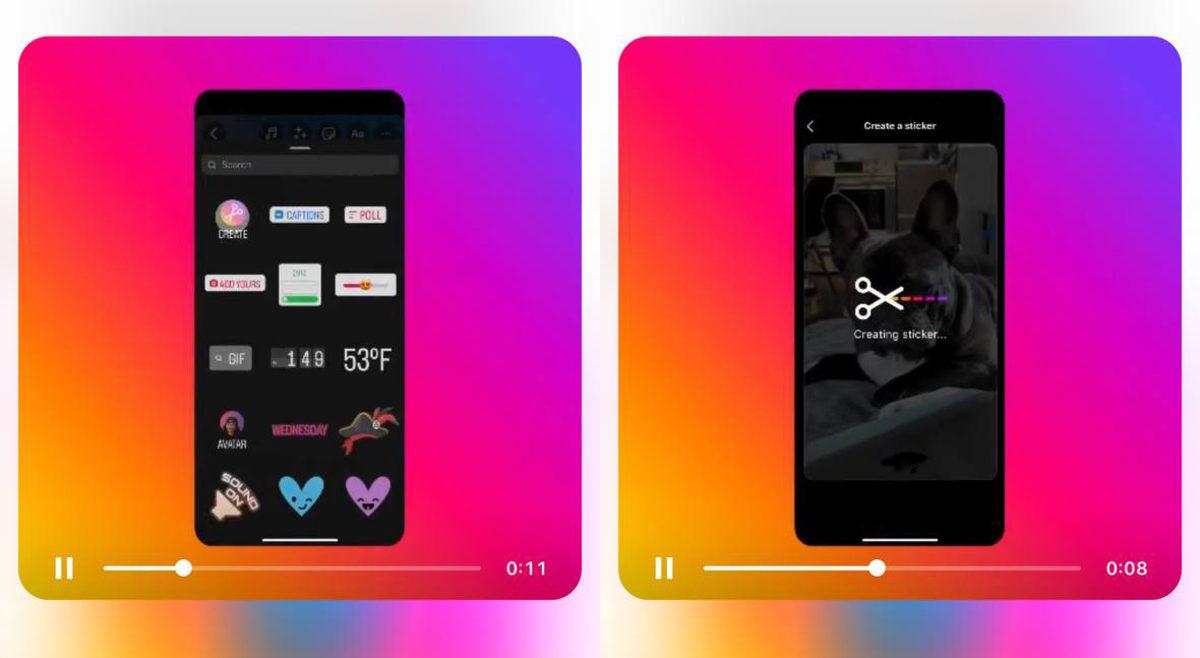 Instagram’a, Saniyeler İçinde Çıkartma Oluşturabilen Yeni Bir Özellik Geliyor