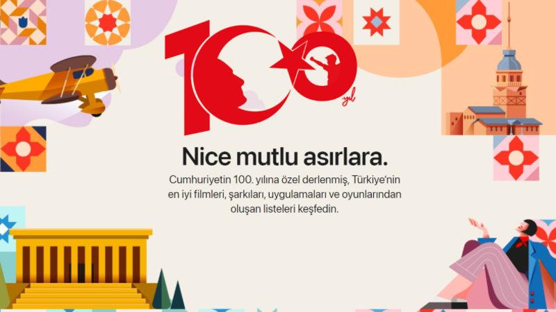 Apple, Cumhuriyetimizin 100. Yılına Özel Film, Müzik ve Oyun Listeleri Oluşturdu